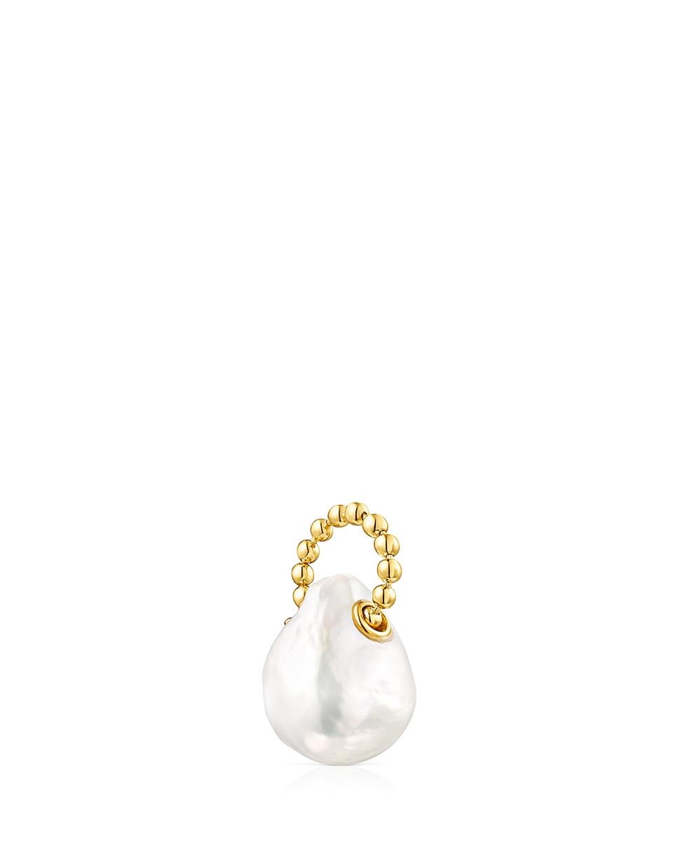 Pingente Gloss em Prata Vermeil e Pérolas Branco-3