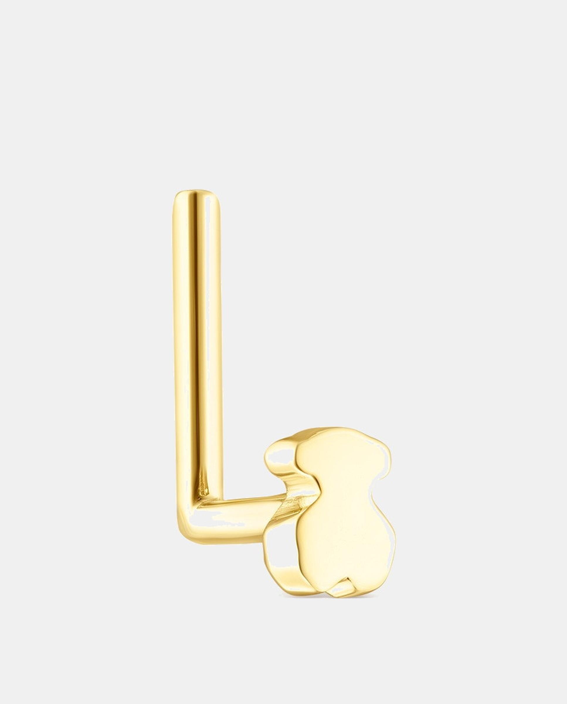 Piercing Basics de Nariz Urso de Ouro Dourado-2
