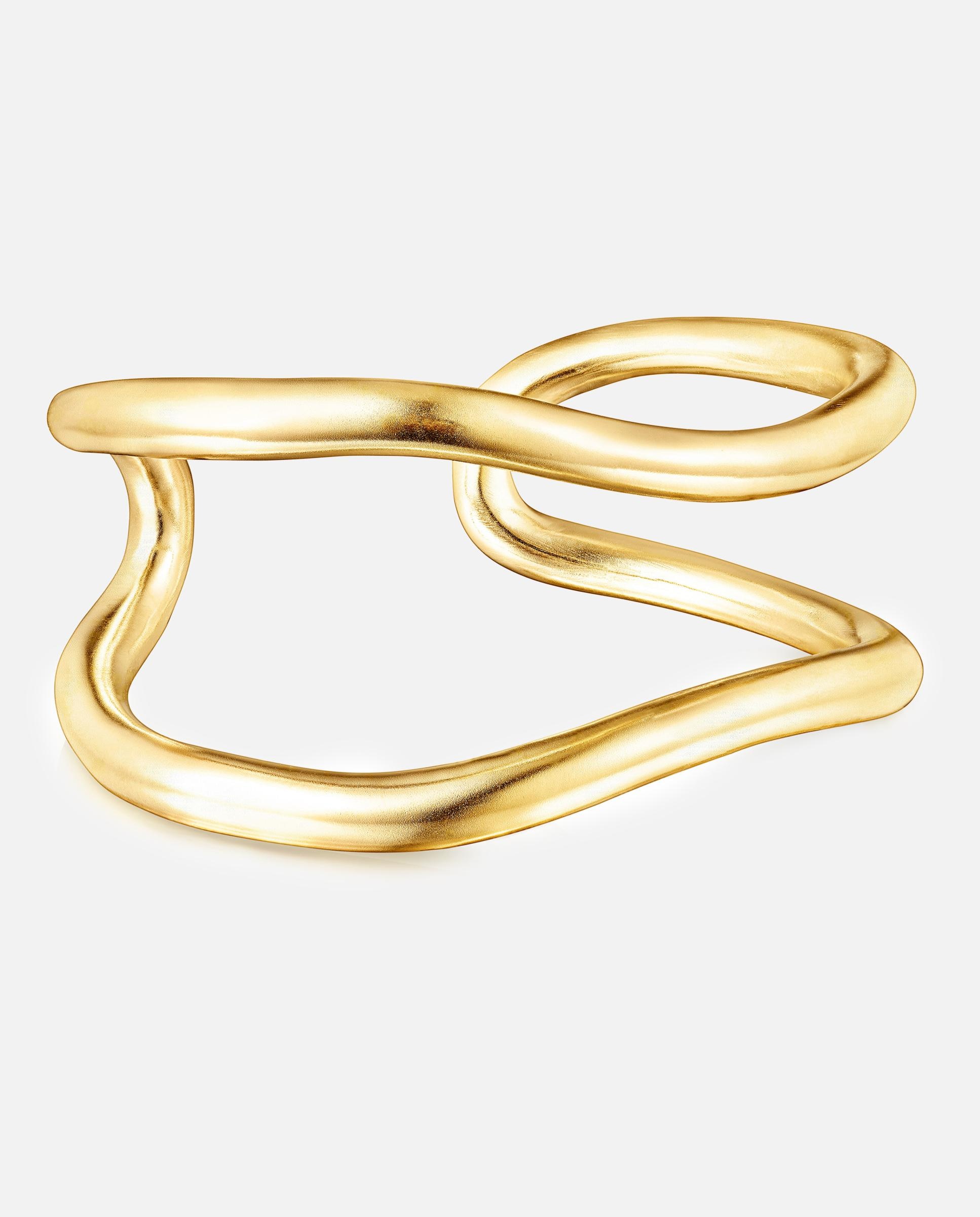 Imagem 0 de Pulseira Hav Dupla Banhada em Ouro 18 Kt Sobre Prata