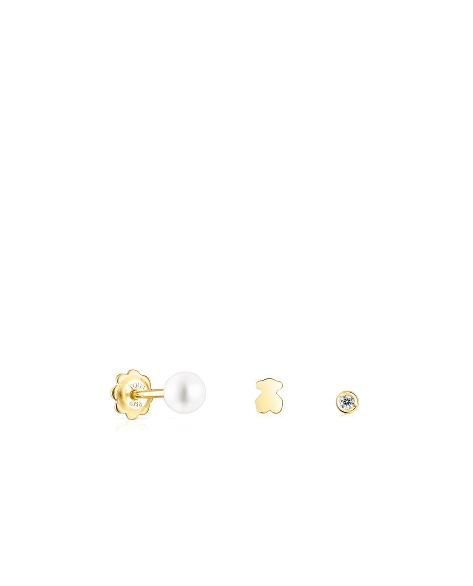 Pack de Piercings Pearl em Ouro, Diamante e Pérola Ouro-1