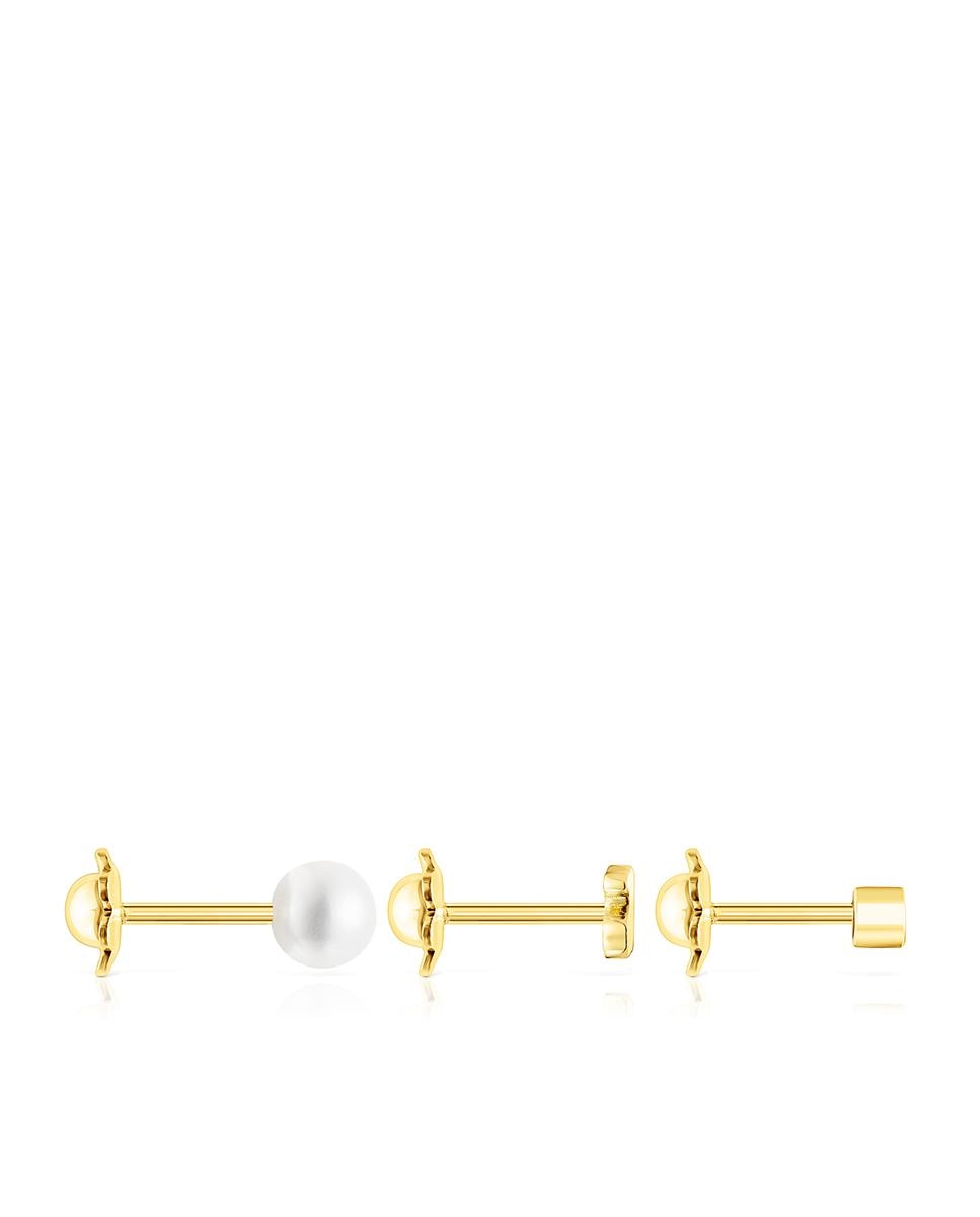 Pack de Piercings Pearl em Ouro, Diamante e Pérola Ouro-2