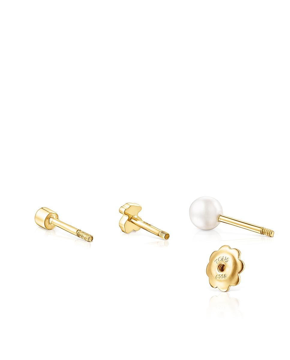 Pack de Piercings Pearl em Ouro, Diamante e Pérola Ouro-4