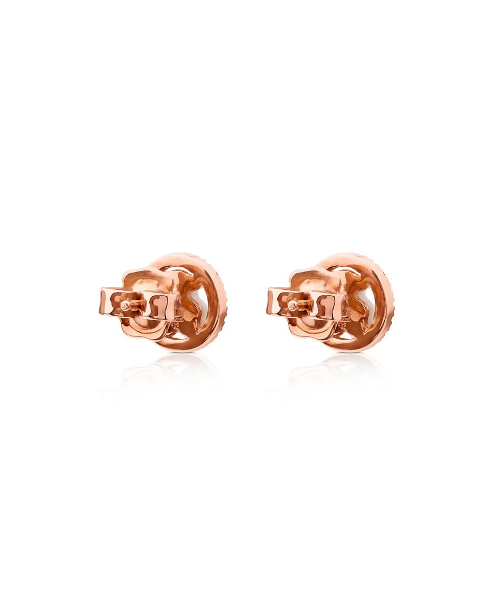 Brincos Camille Banhados em Ouro de 18 Kt Sobre Prata Rosa com Madrepérola e Safira Multicolor Multicolor-3
