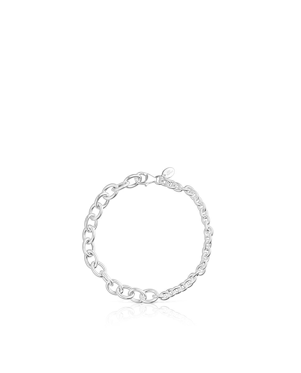 Pulseira Calin com Argolas em Prata Prata-2
