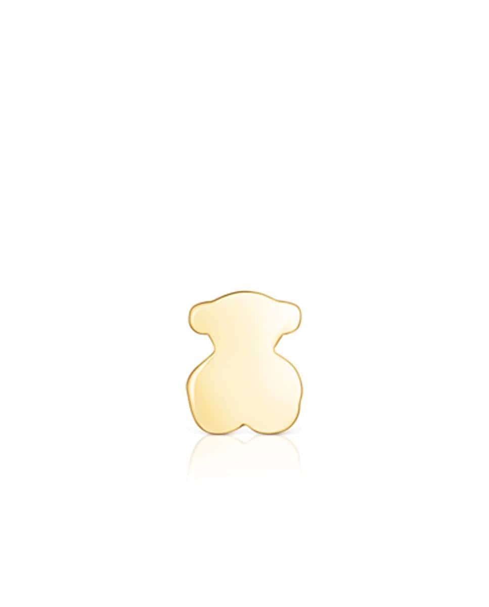 Piercing Básicos de Orelha em Ouro com Urso Ouro-1