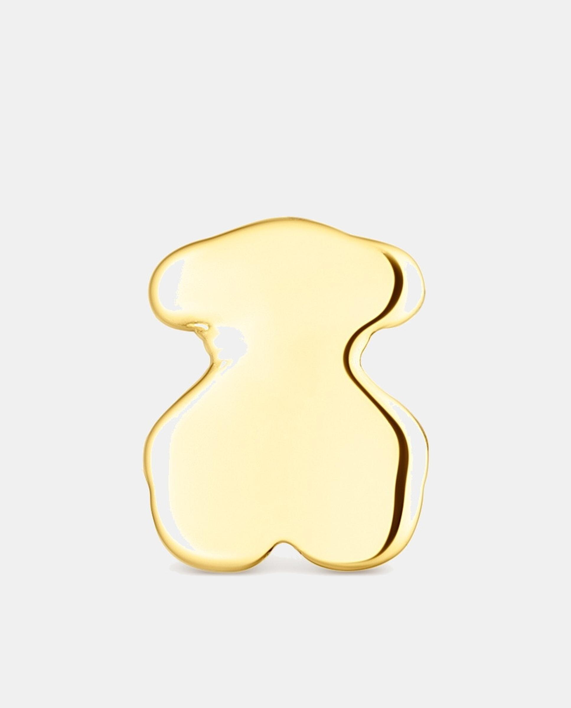 Piercing Basics de Orelha com Urso Dourado-1