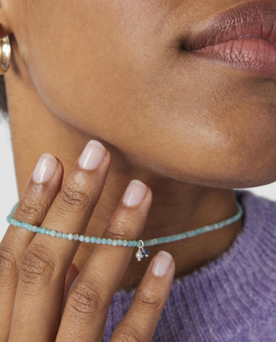 Colar Camille com Amazonita Multicolor-5