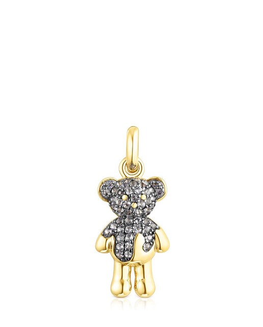 Imagem 0 de Pingente Teddy Bear Splash em Prata Vermeil e Iolita
