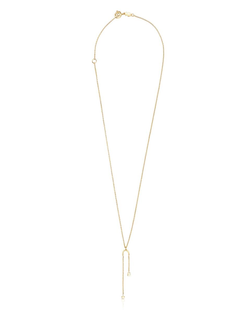 Colar Cool Joy em Ouro com Motivos Urso e Estrela Ouro-2