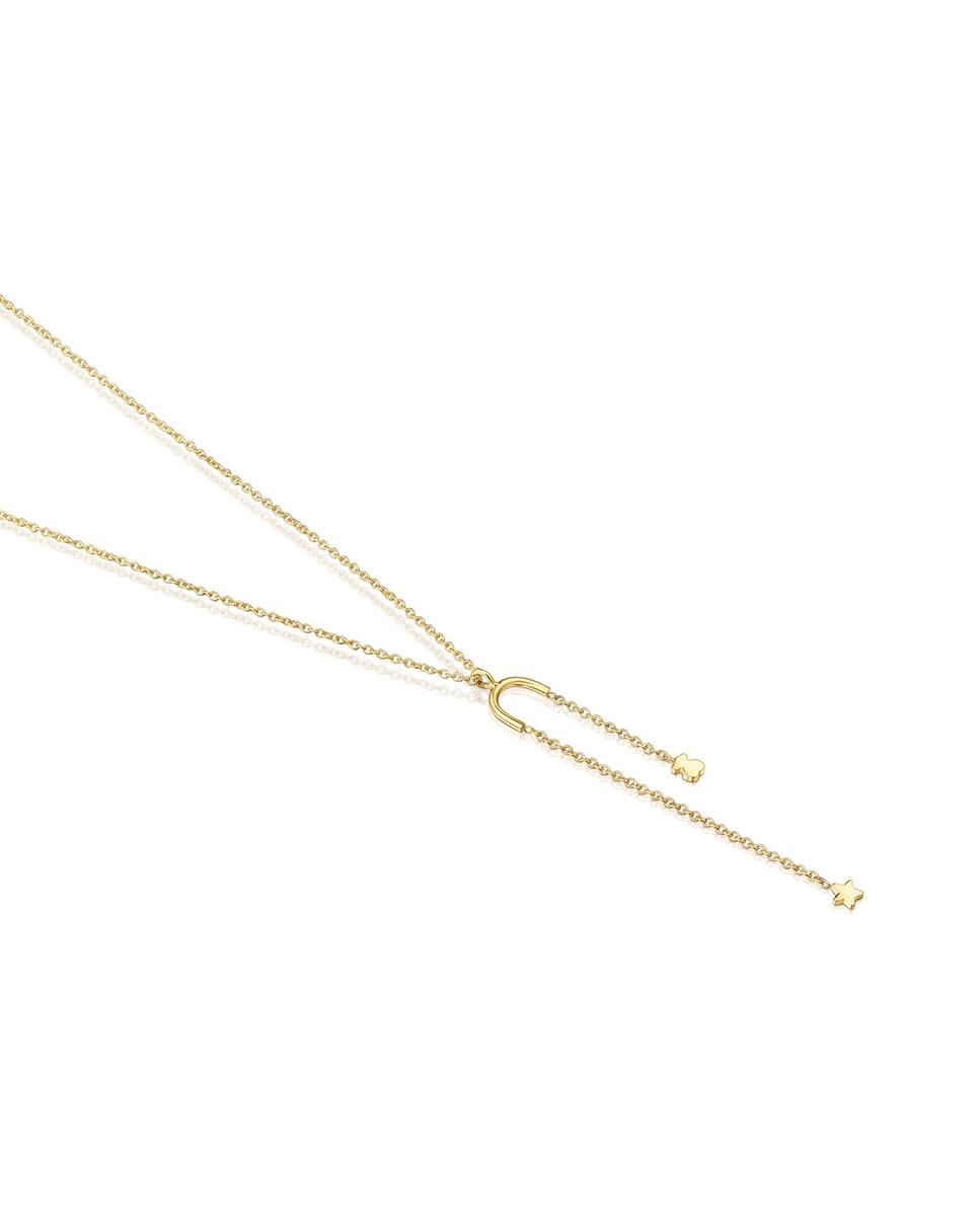 Colar Cool Joy em Ouro com Motivos Urso e Estrela Ouro-3