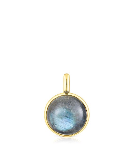 Imagem 0 de Pingente Plump em Prata Vermeil e Labradorite