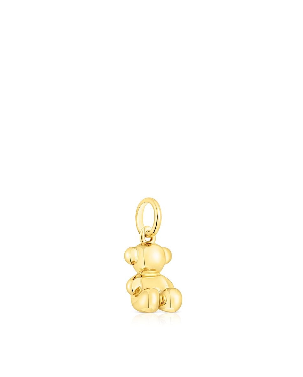 Pingente Bold Bear de Urso Pequeno em Prata Vermeil em Dourado Ouro-2