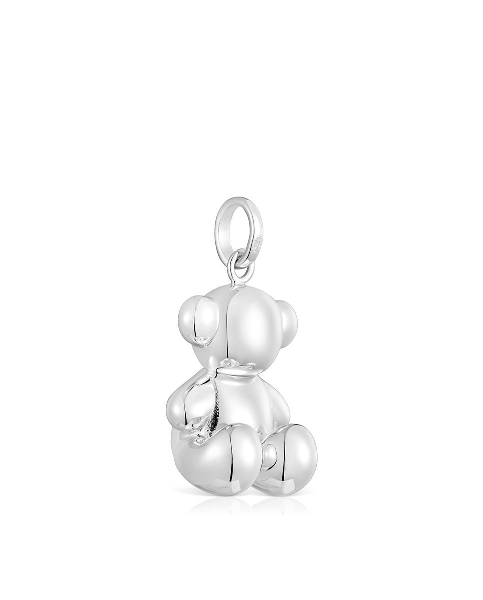 Pendentes Bold Bear de Urso Grande de Prata Prateado Prateado-2
