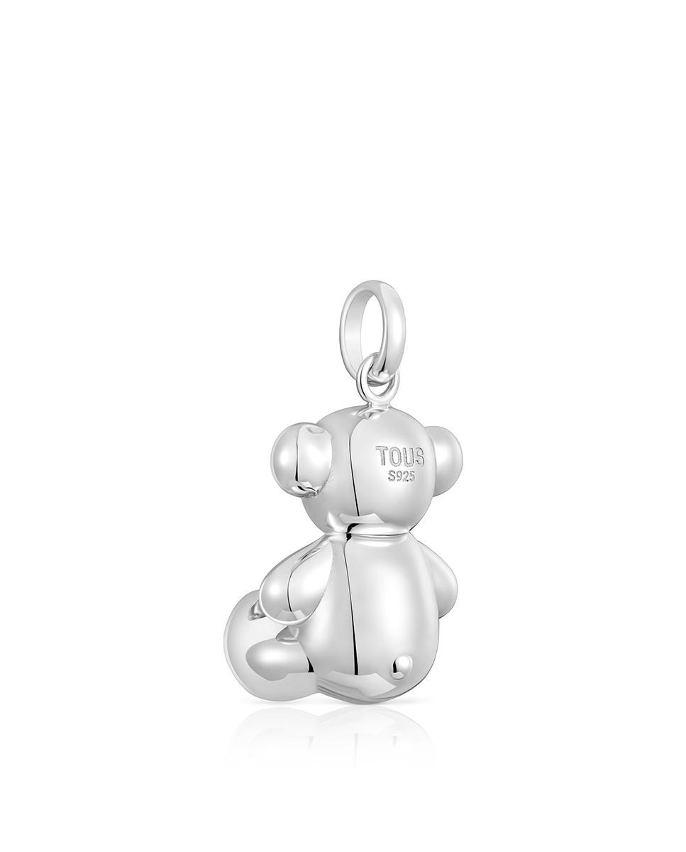Pendentes Bold Bear de Urso Grande de Prata Prateado Prateado-3