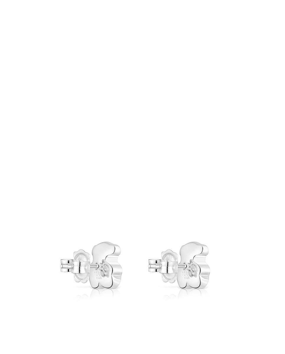 Brincos Bold Motif de Prata com Urso Prateado-3
