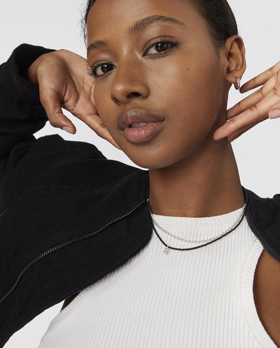 Colar Bold Bear de Prata com Ónix e Urso Preto-4