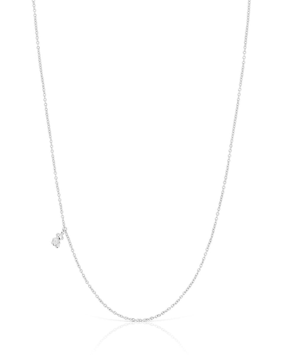 Colar Bold Bear de Prata com Urso Prateado-1