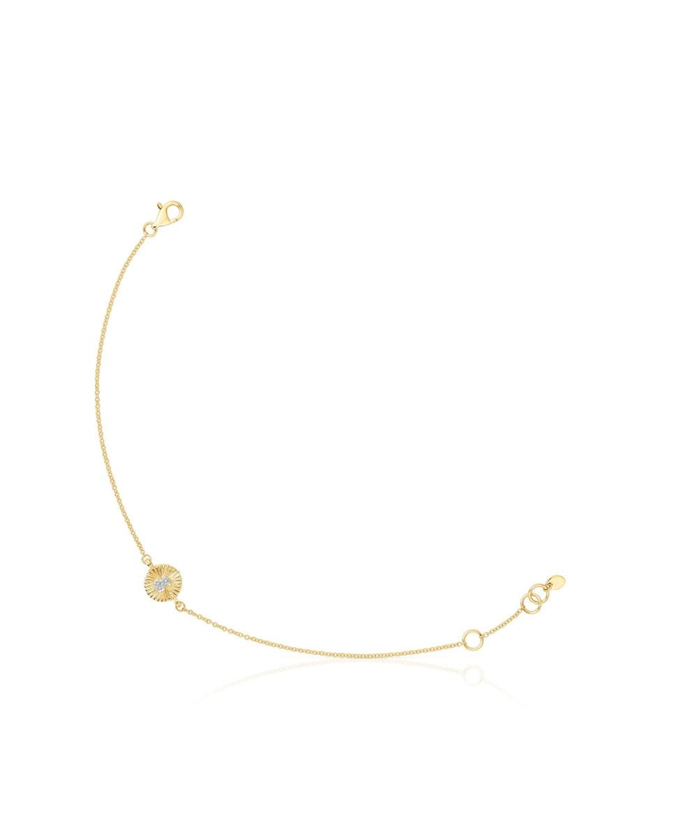 Pulseira Iris Motif de Ouro e Diamantes Branco-1