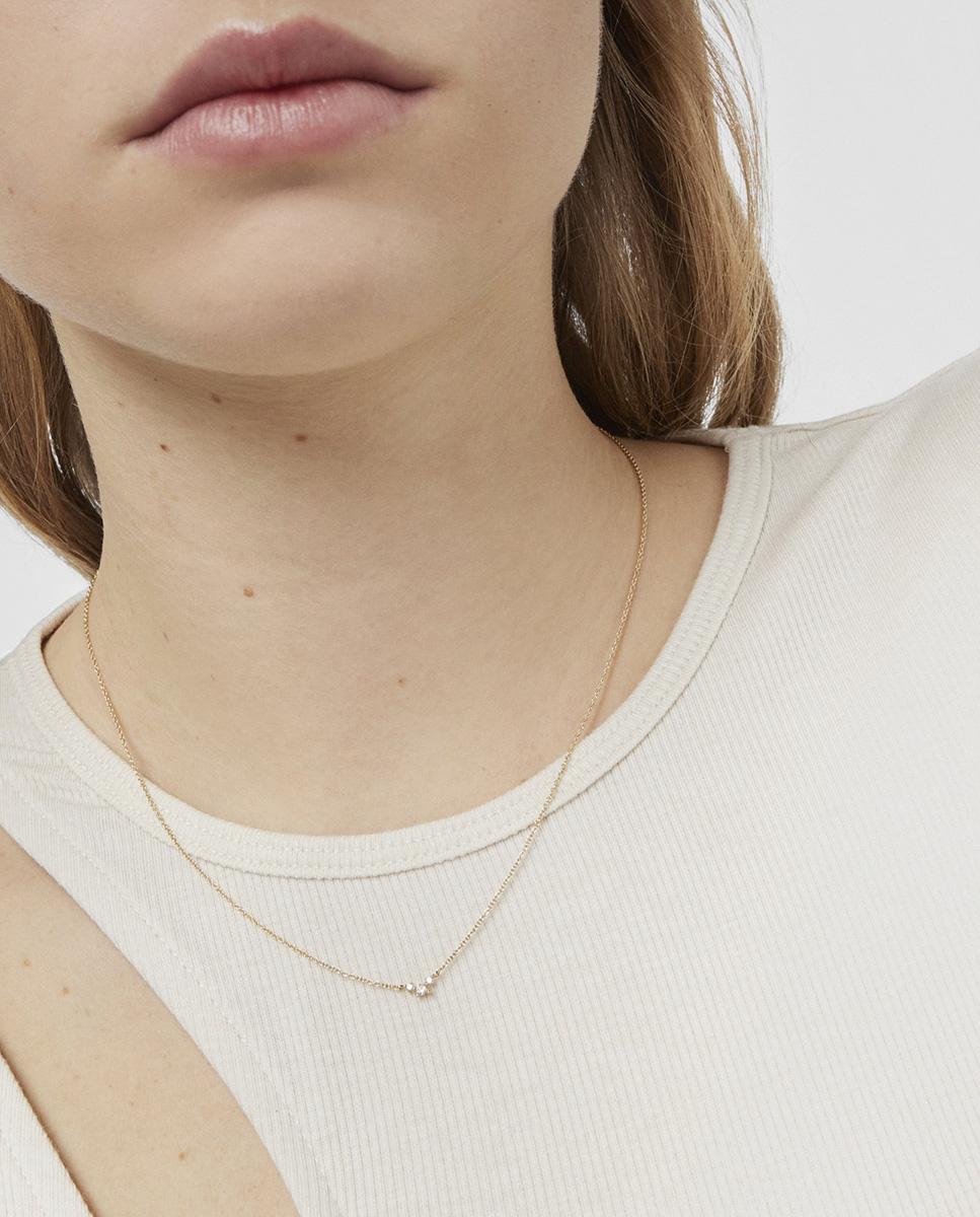 Colar Les Classiques de Ouro e Diamantes Branco-5