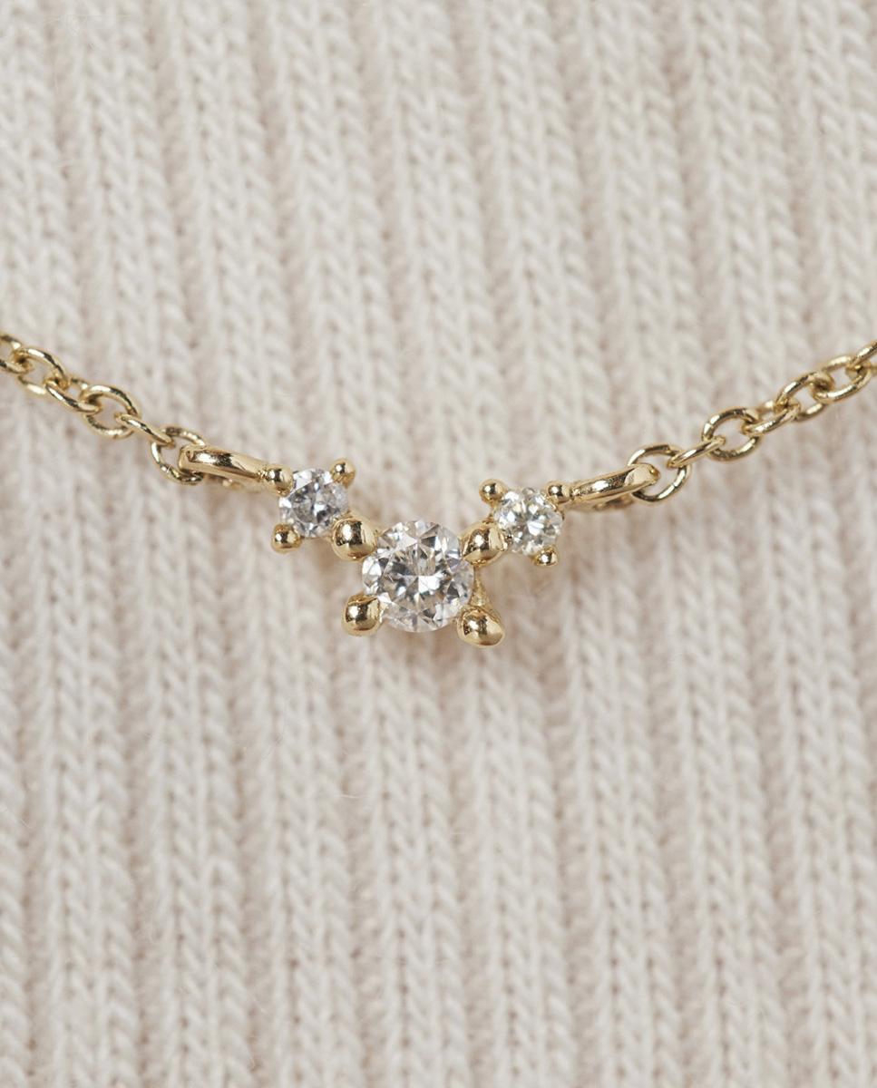 Colar Les Classiques de Ouro e Diamantes Branco-6