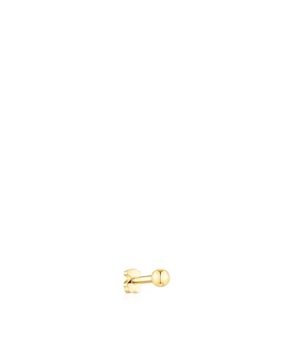 Piercing de orelha Les Classiques de bola de ouro com urso Ouro-2