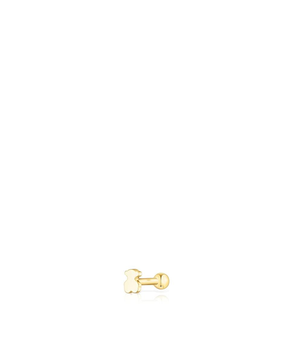 Piercing de orelha Les Classiques de bola de ouro com urso Ouro-3