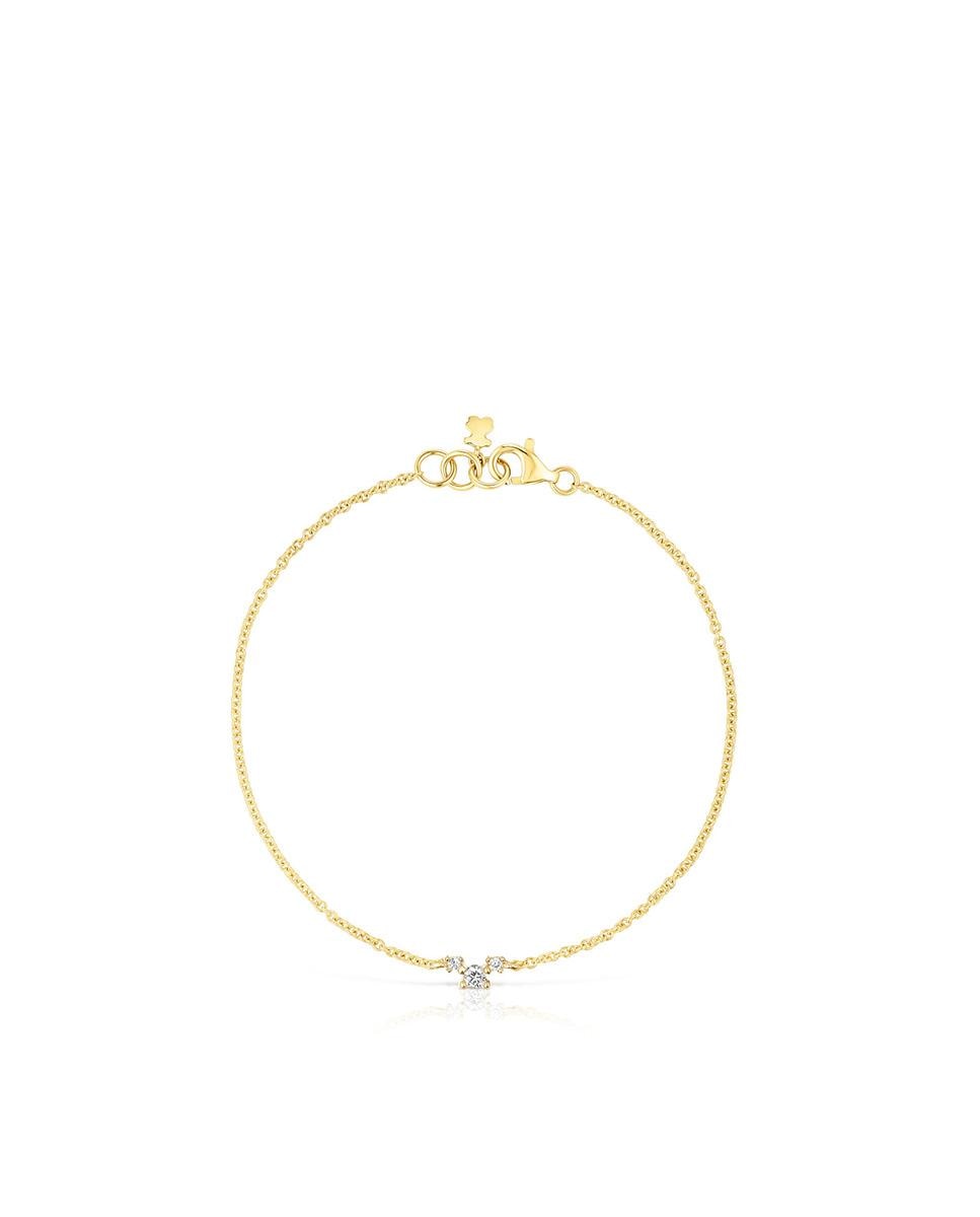 Pulseira de Corrente Les Classiques de Ouro e Diamantes Branco-2