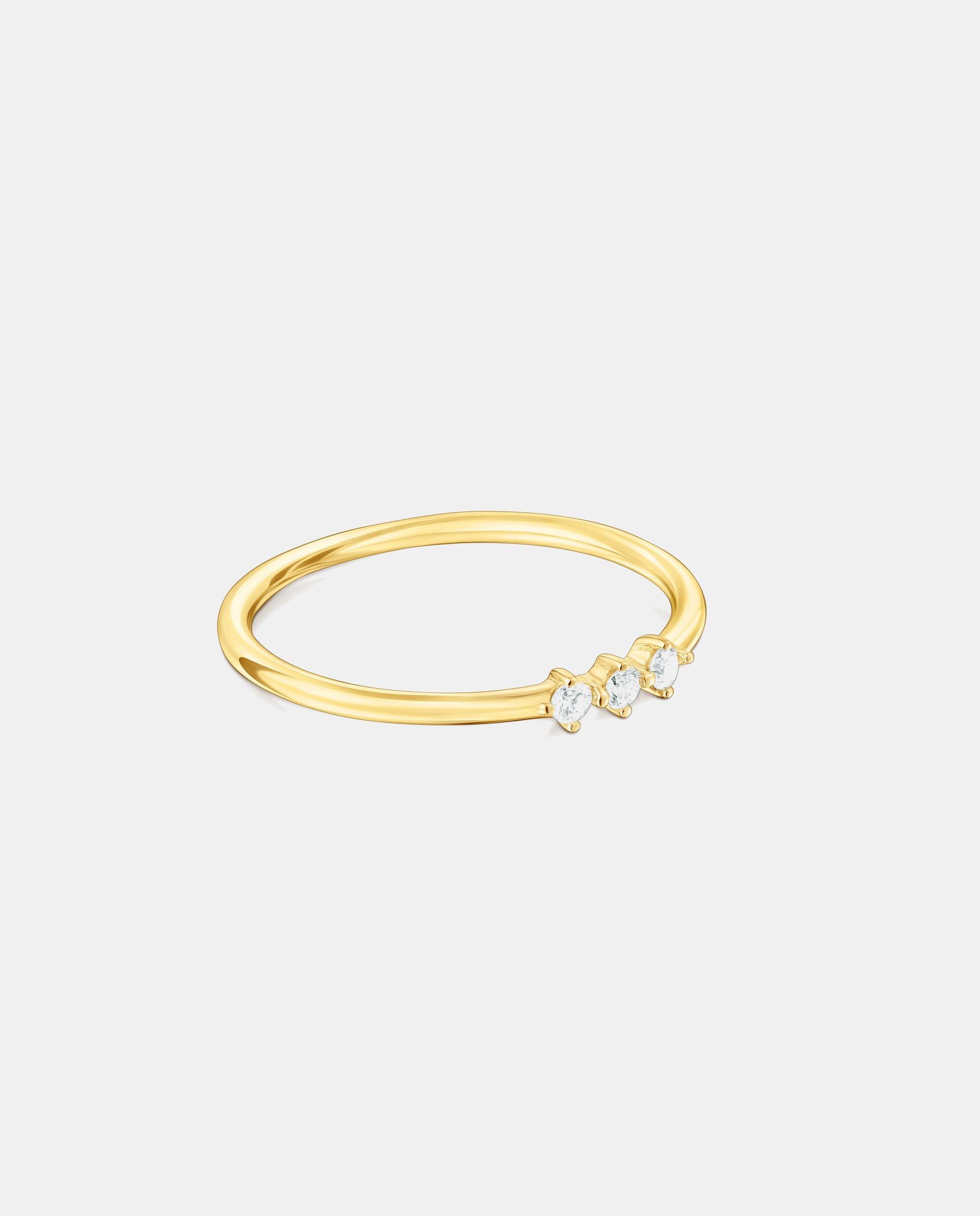 Anel Les Classiques de Ouro e Diamantes Branco-2