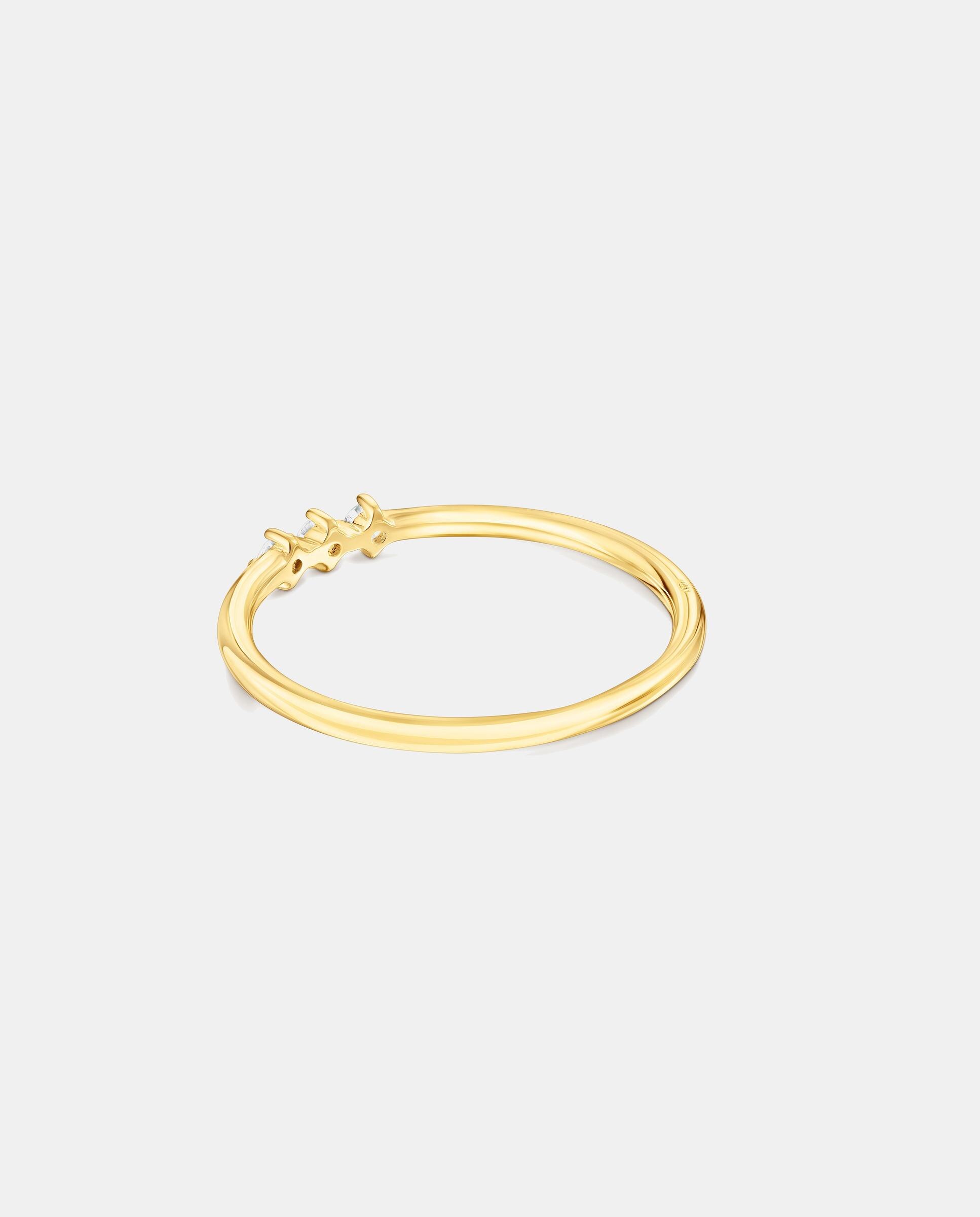 Anel Les Classiques de Ouro e Diamantes Branco-3