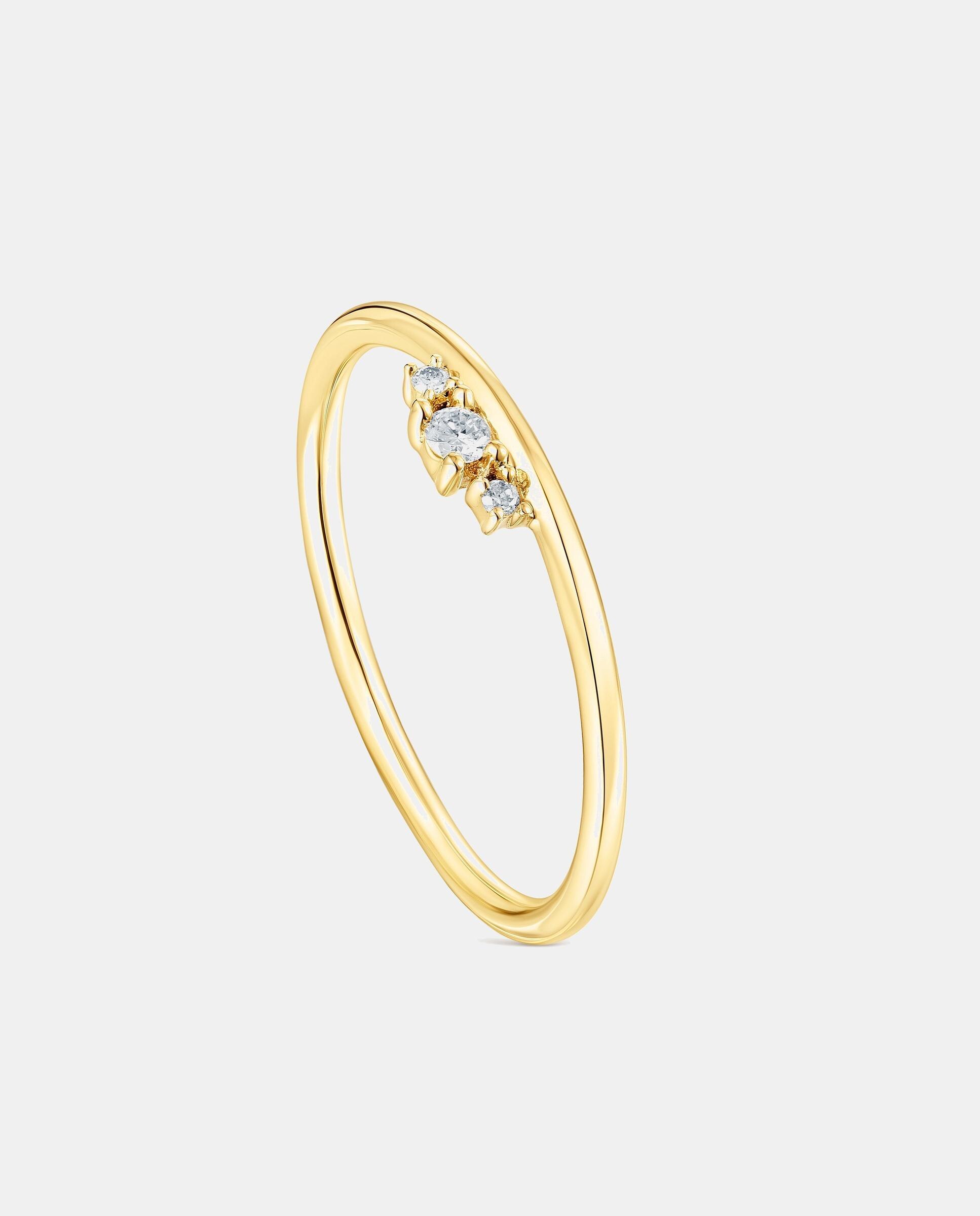 Anel Les Classiques de Ouro e Diamantes Branco-1