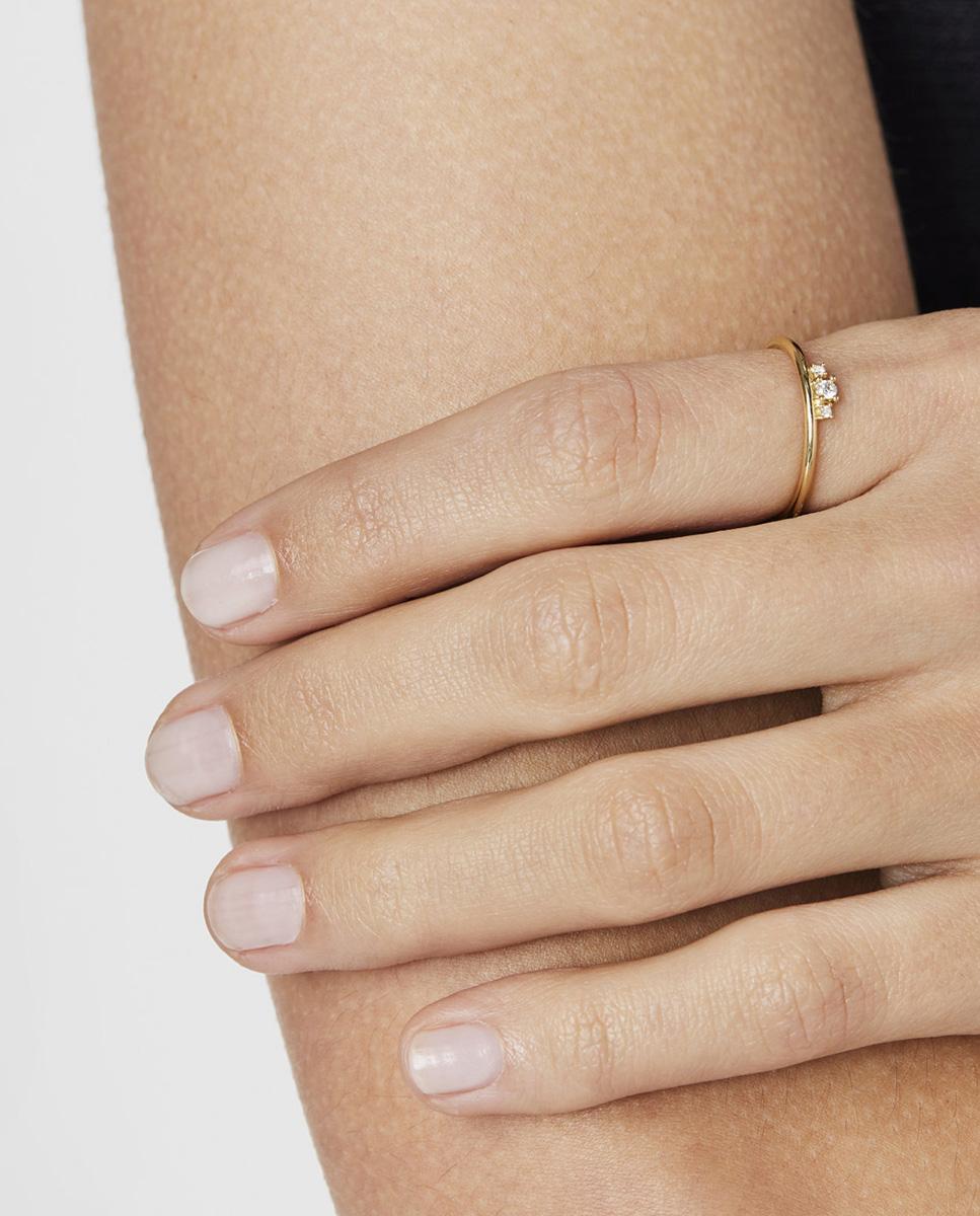 Anel Les Classiques de Ouro e Diamantes Branco-6
