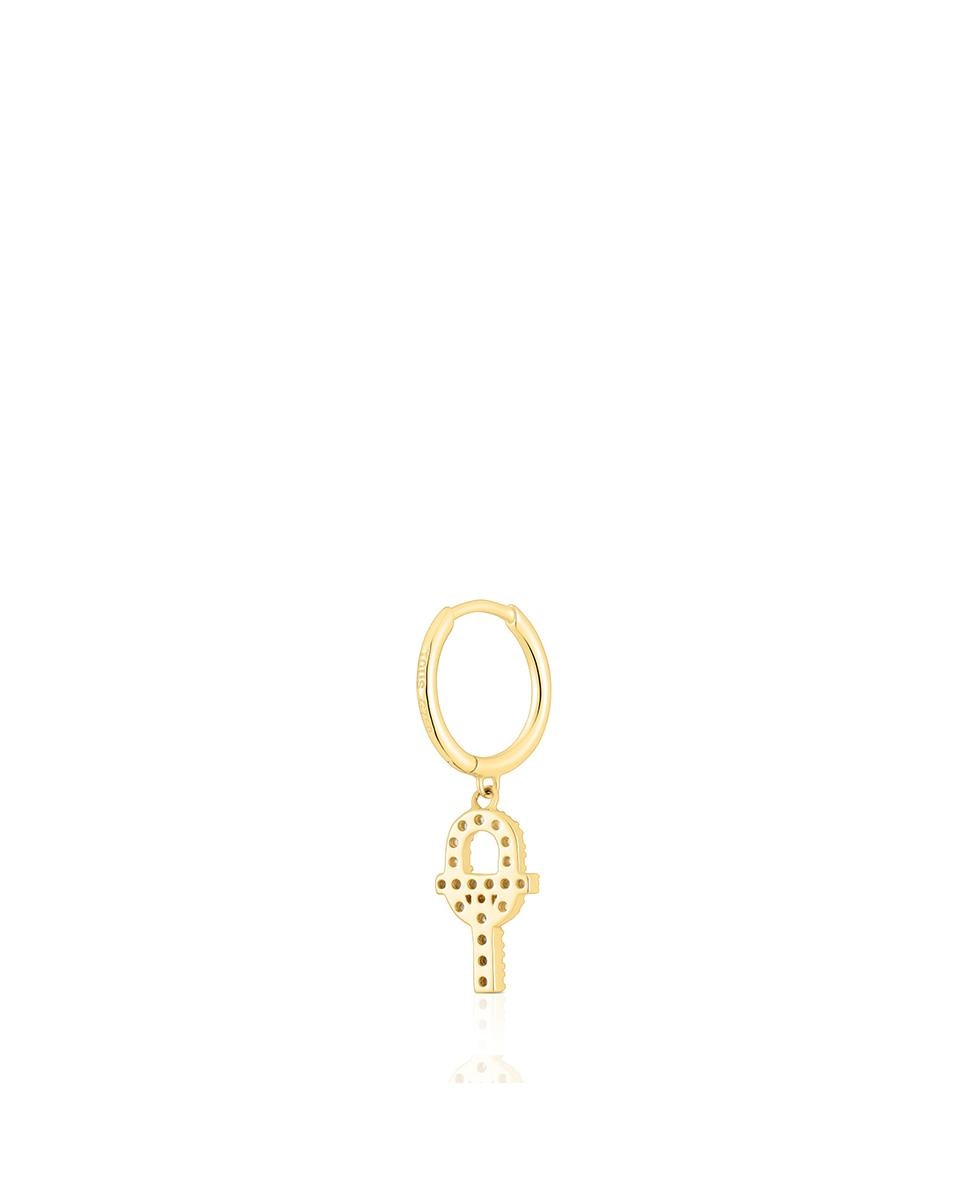 Piercing Manifesto Solto de Ouro e Diamantes Branco-3