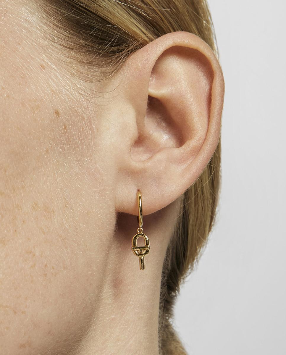 Piercing Manifesto Solto de Ouro Comprido Dourado-4
