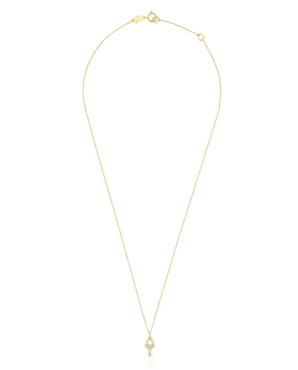 Colar Manifesto de Ouro e Diamantes Branco-2