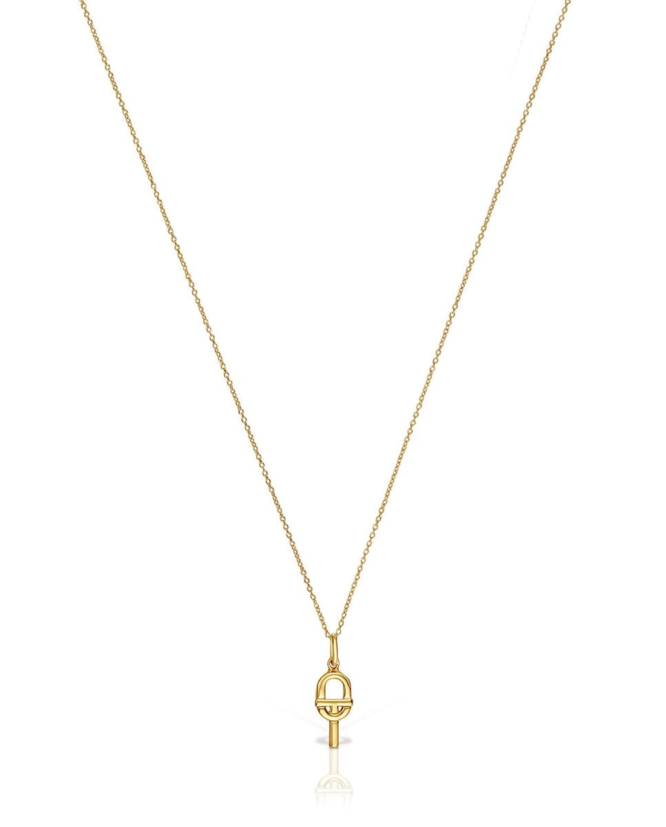Colar Manifesto de Ouro com T Dourado-1
