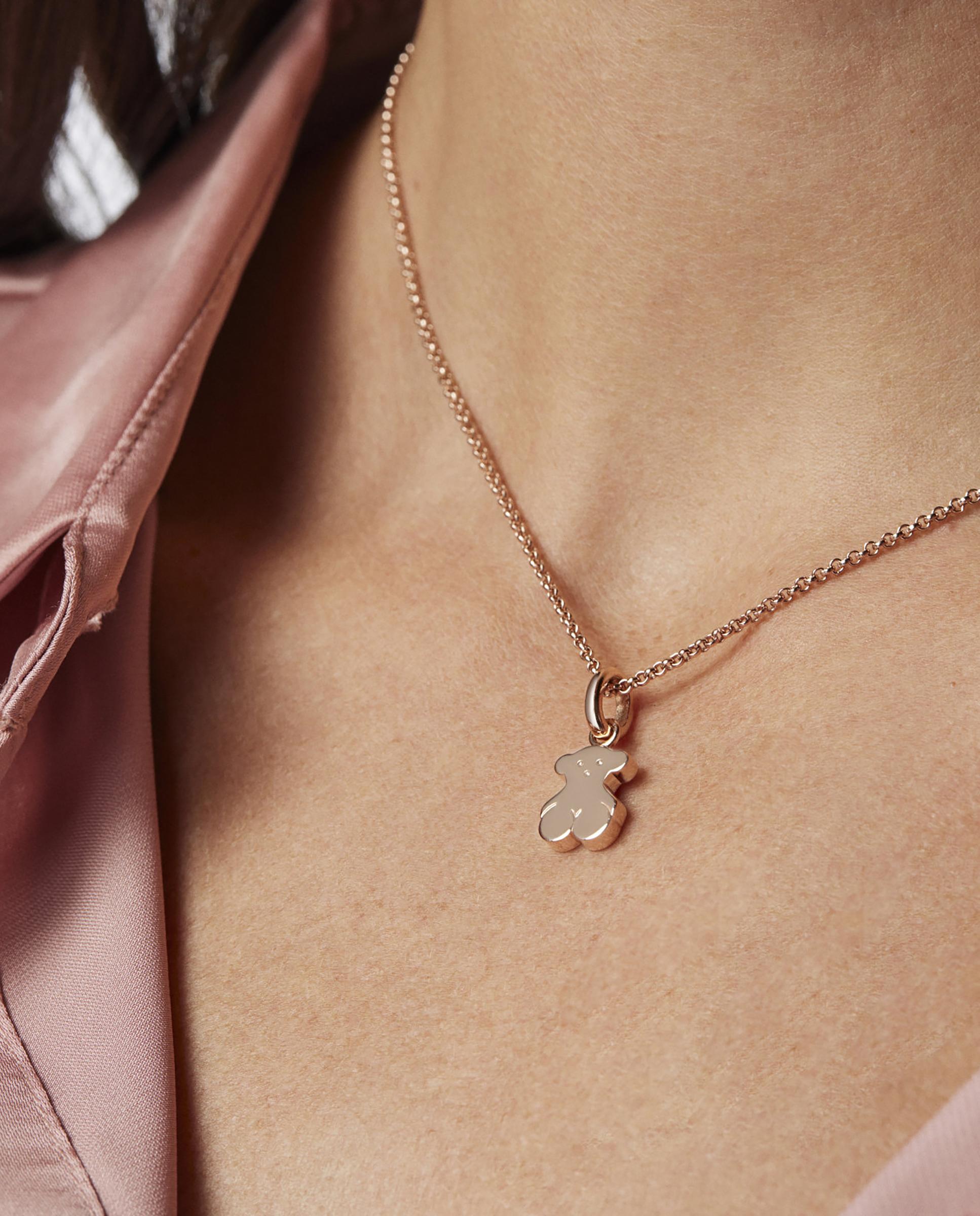 Pendente Sweet Dolls Banhado em Ouro Rosa 18 Kt Sobre Prata Rosa-claro-5