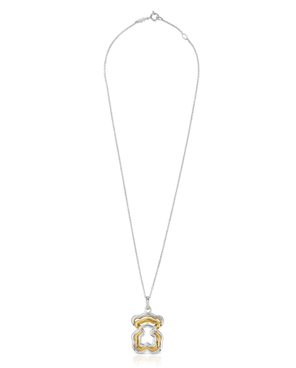 Pendente Bickie com Triplo Urso Bicolor Multicolor-2