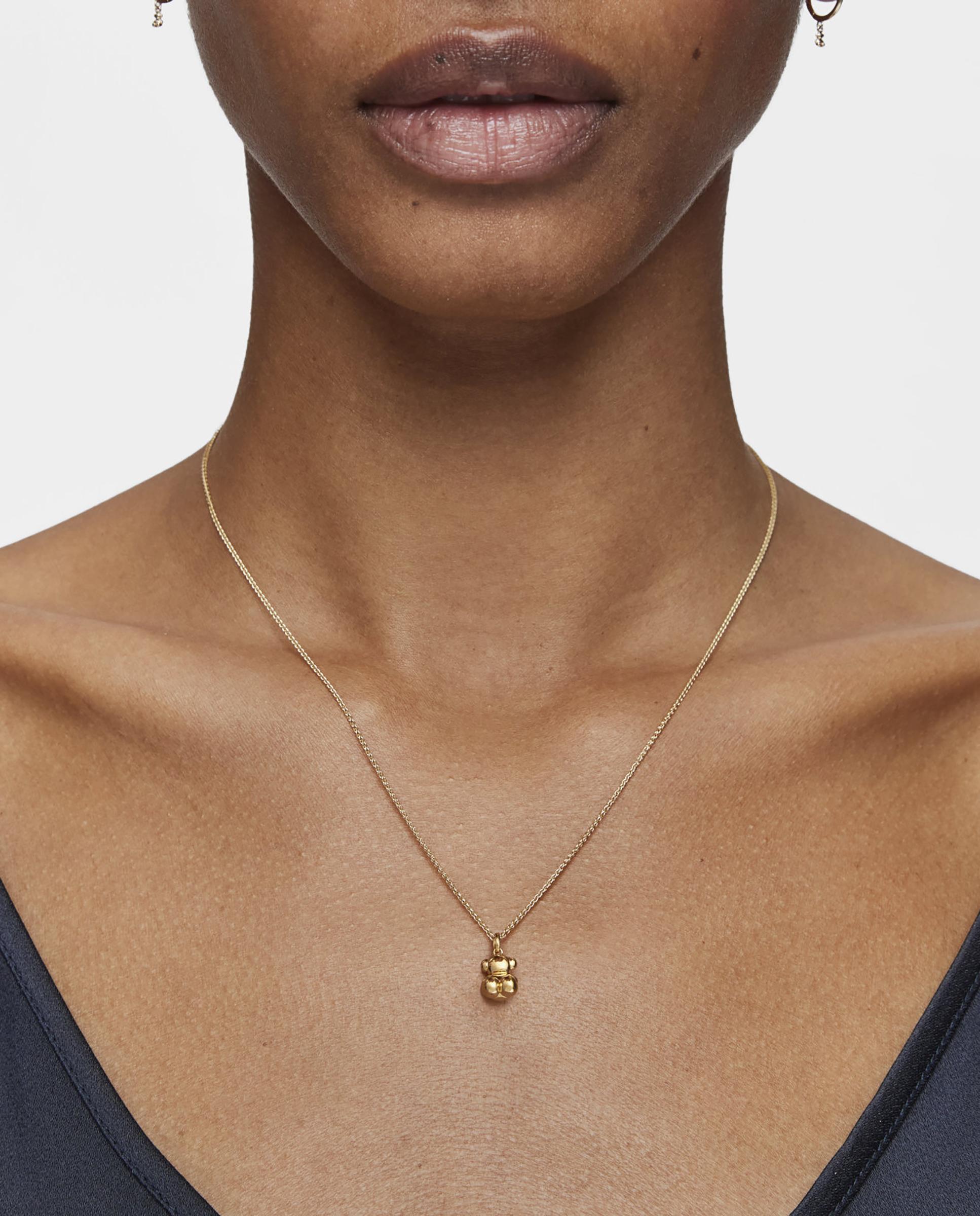 Pendente Bold Bear com Urso de Ouro Dourado-6