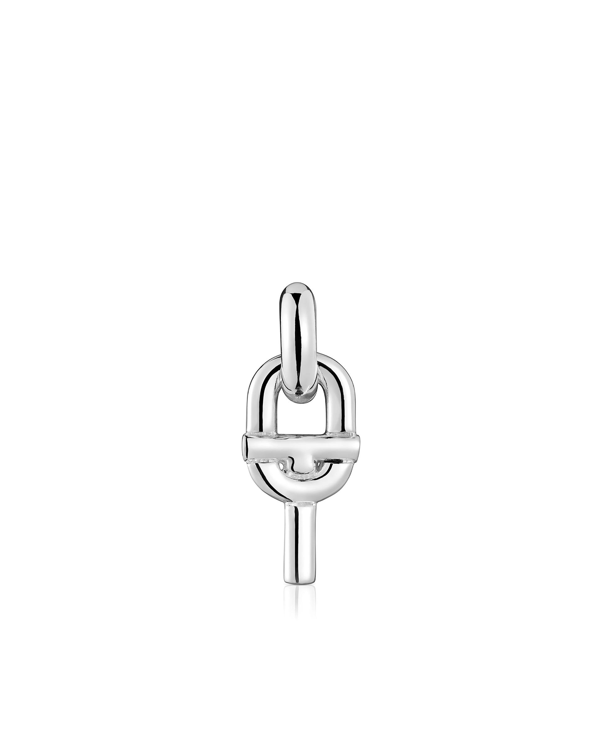 Piercing Solto Manifesto de Prata Prateado-1