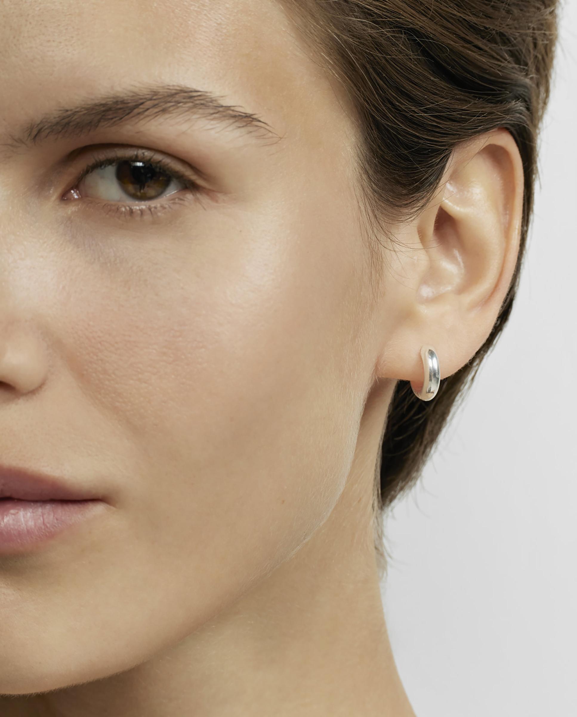Piercing Solto Manifesto de Prata Prateado-3