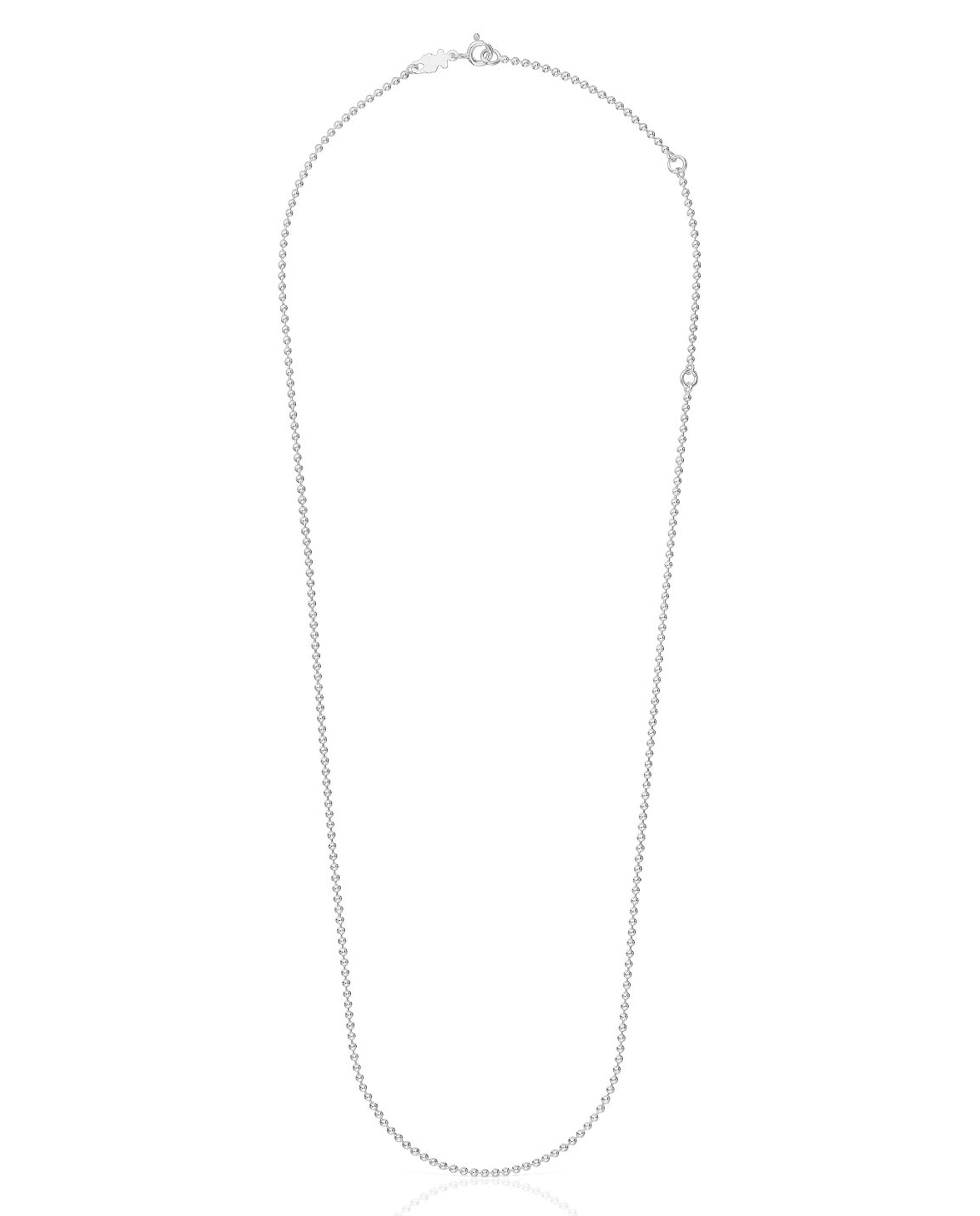 Colar Basics de Prata com Bolas Prateado-1