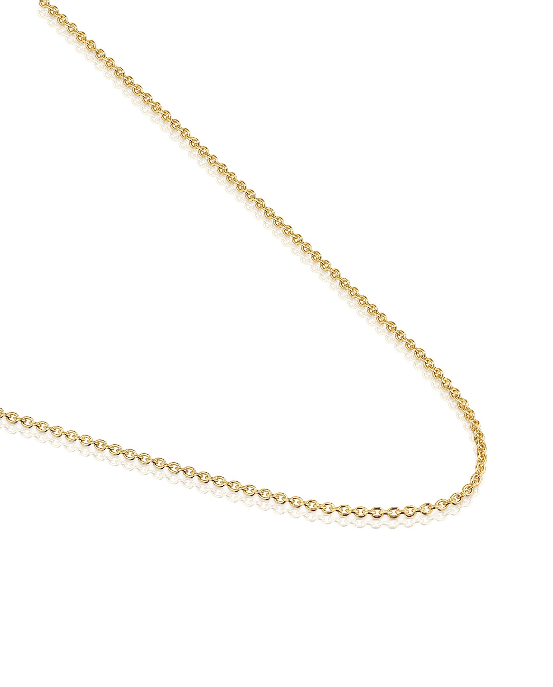 Gargantilha Basics Banhada em Ouro de 18 Kt Sobre Prata Ouro-3