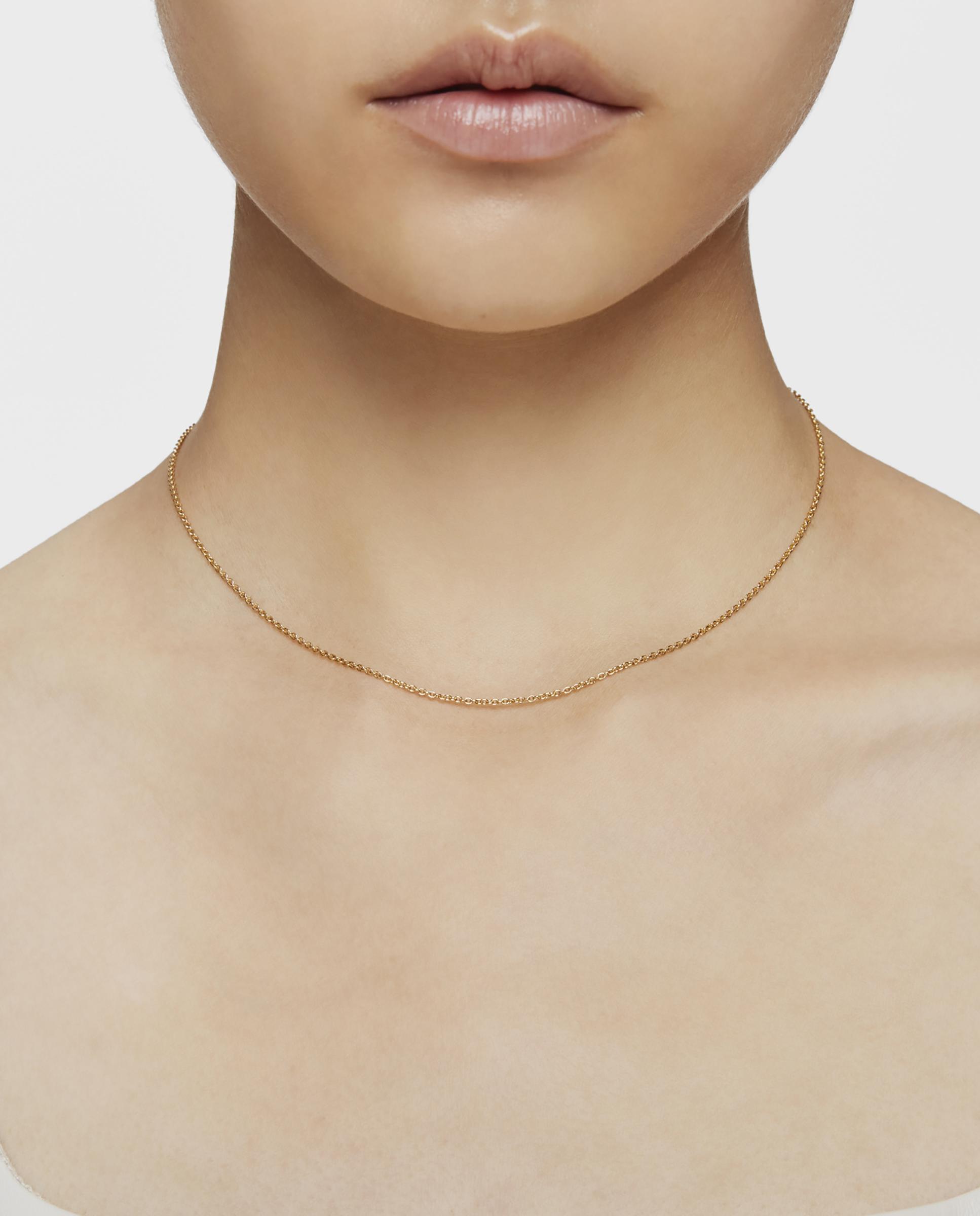 Gargantilha Basics Banhada em Ouro de 18 Kt Sobre Prata Ouro-5