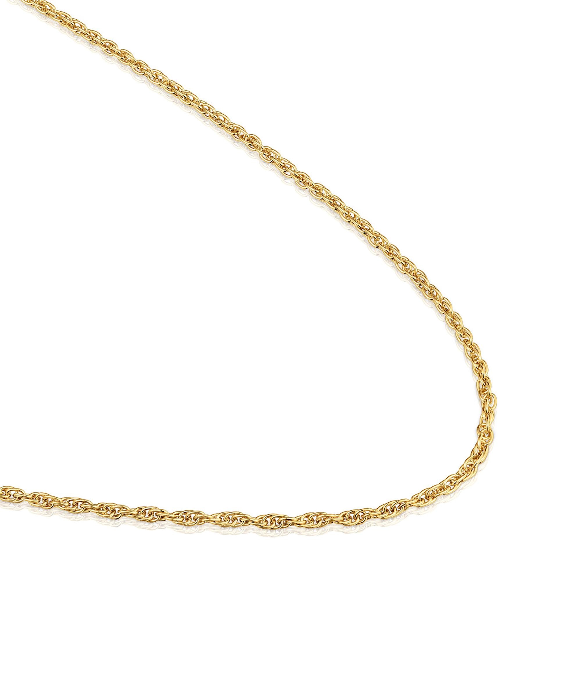 Colar Basics de Cordão Banhado a Ouro 18 Kt em Prata Dourado-3