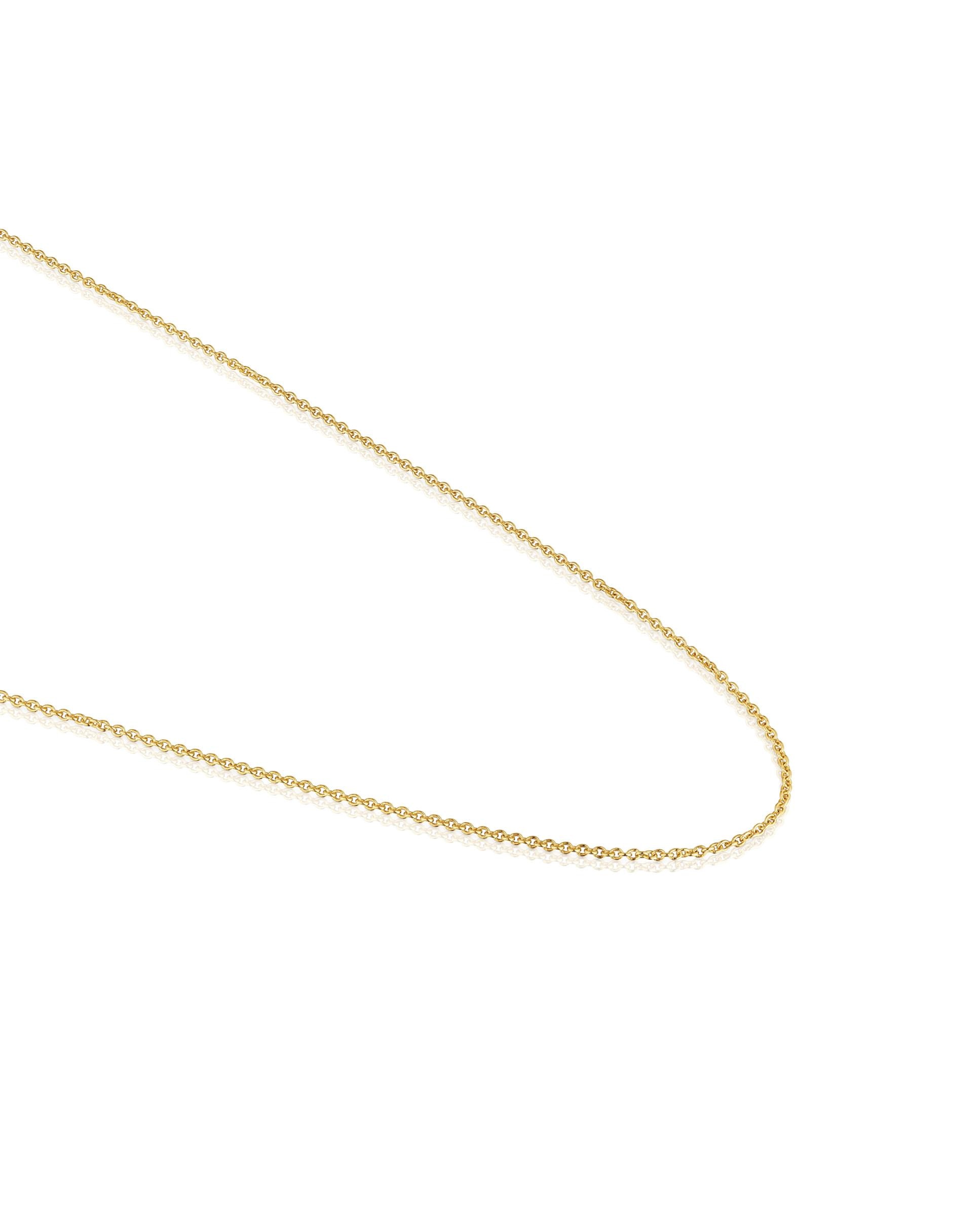 Gargantilha Basics Banhada em Ouro de 18 Kt Sobre Prata Ouro-3