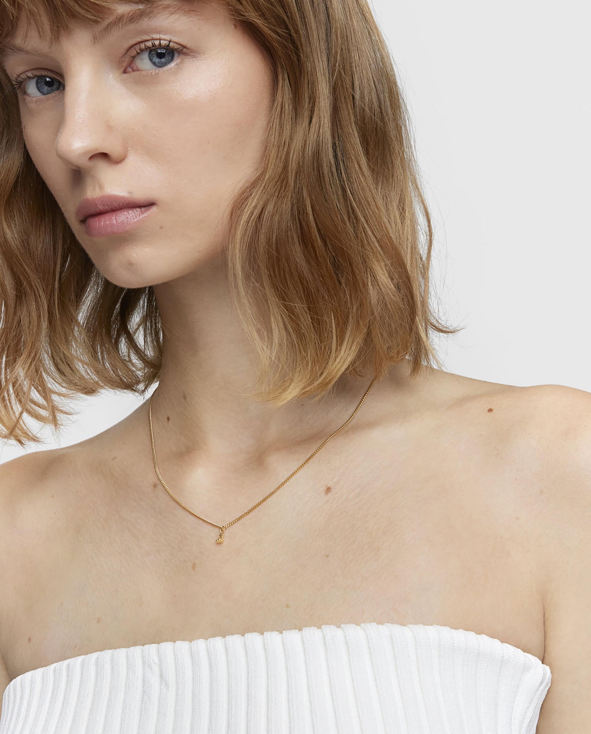 Colar Bold Bear Curto Barbado Banhado em Ouro 18 Kt Sobre Prata Dourado-5
