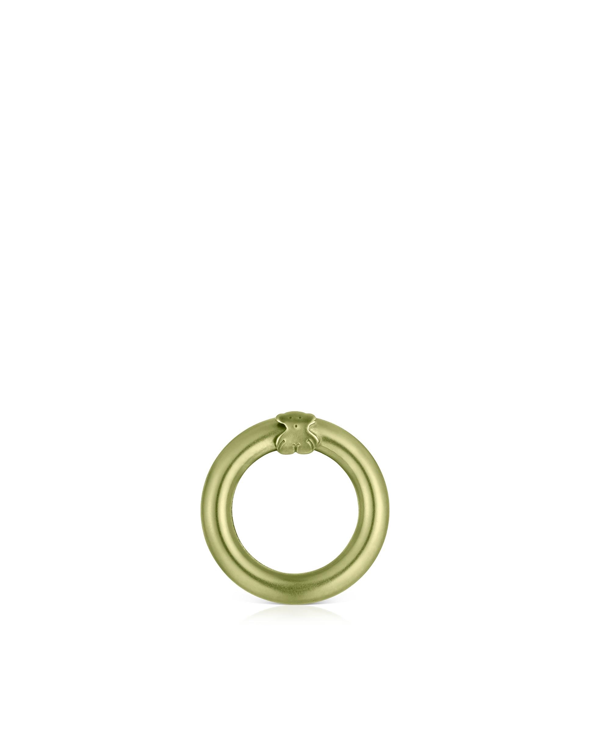 Imagem 0 de Anilla Hold Pequena de Prata em Verde