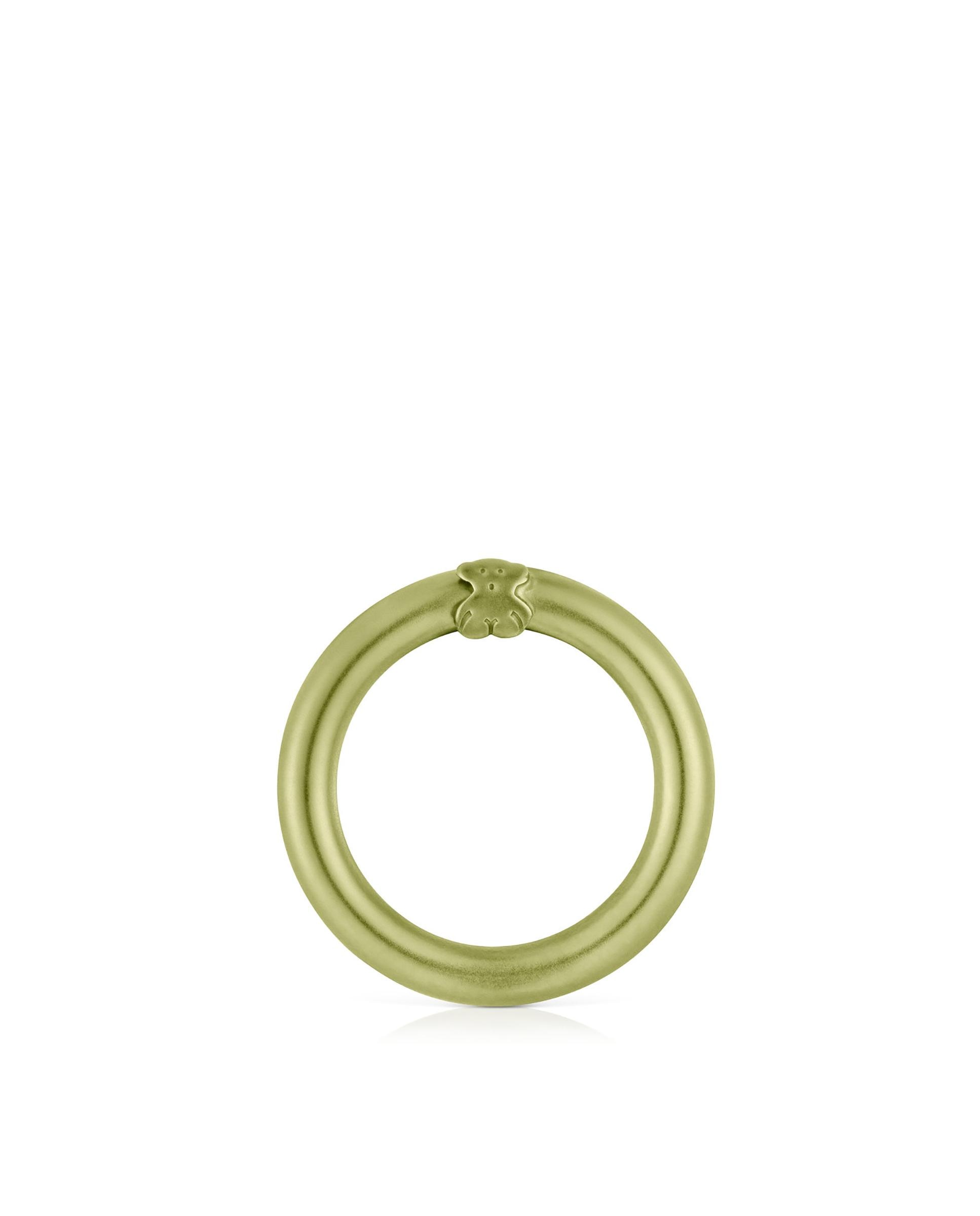 Imagem 0 de Anel Hold Médio de Prata em Verde