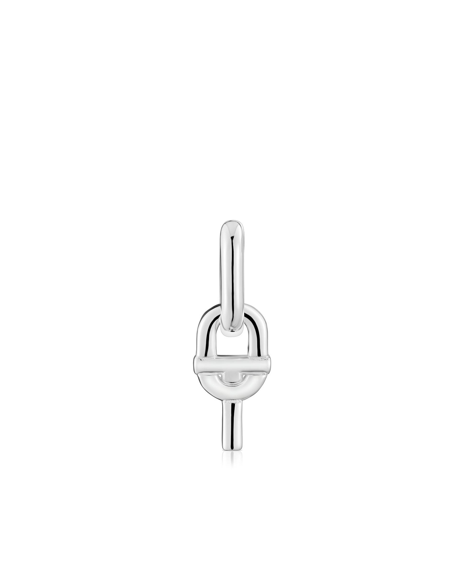 Piercing Manifesto de Aro de Prata e Motivo em Prateado Prateado-1