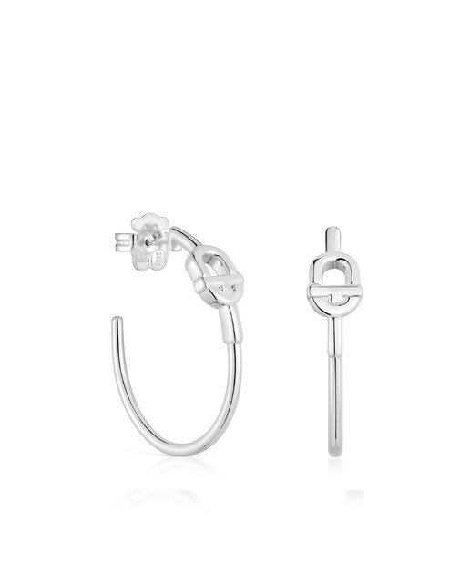 Imagem 0 de Brincos Manifesto de Aro Compridos de Prata